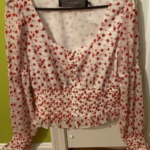 Nordstrom Code X Mode Blouse Long Sleeve
